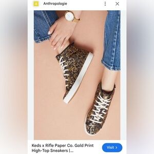 Keds x Rifle Paper Co. High Top Sneakers